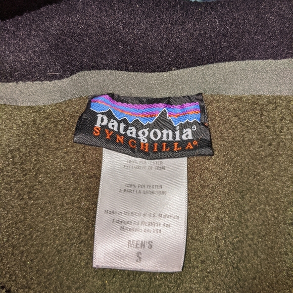 Patagonia Forest Green Men's Fleece - Picture 3 of 4